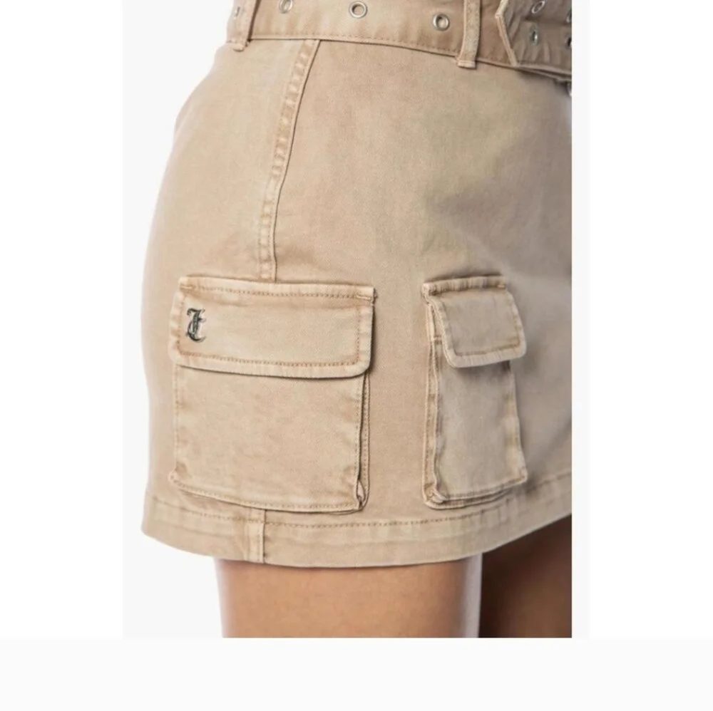 Juicy Couture Cargo Mini Skirt Y2K Belted Streetwear Size : 30 - Picture 5 of 11